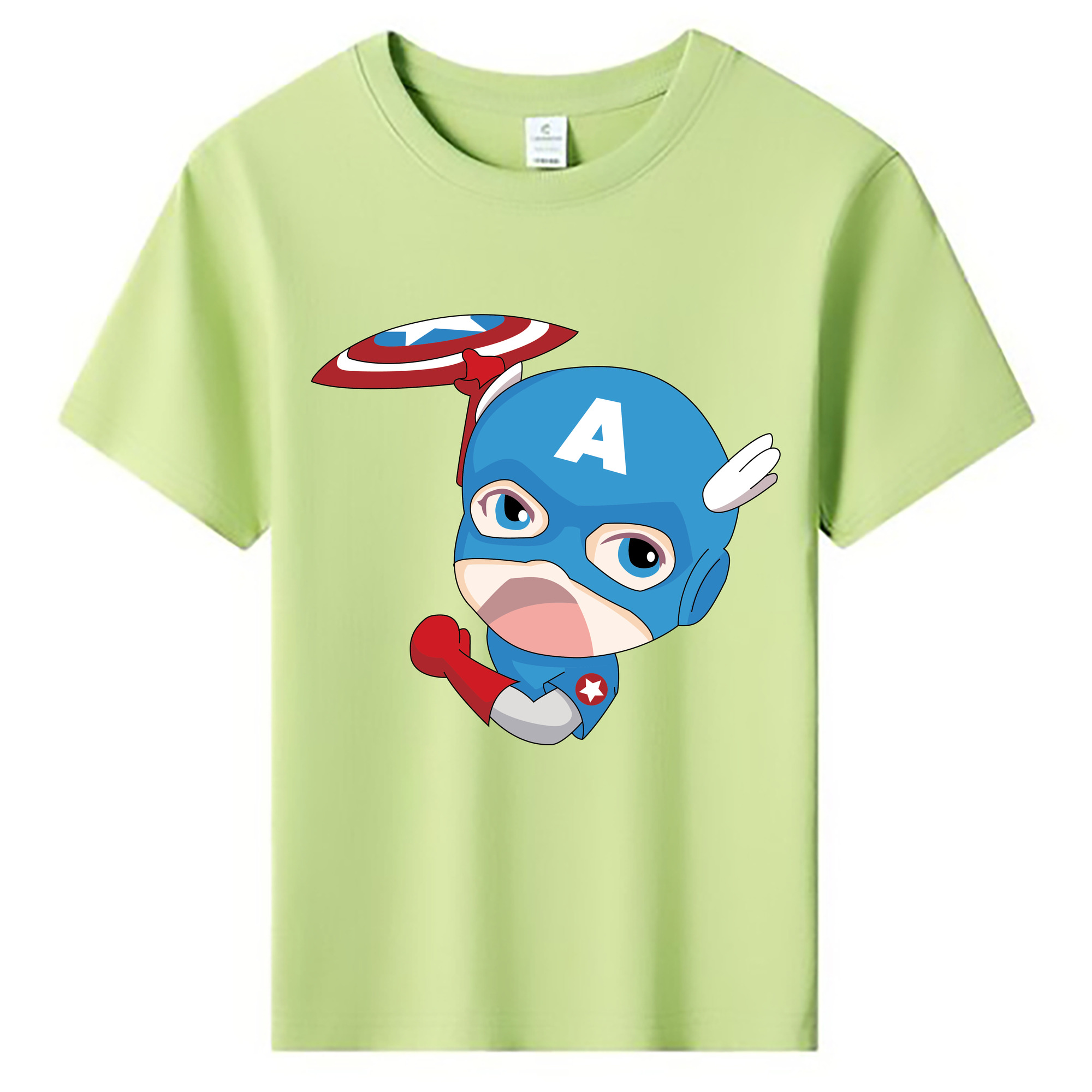 （画像用） アベンジャーズ The Avengers 綿100％キッズTシャツ（フロントプリント）